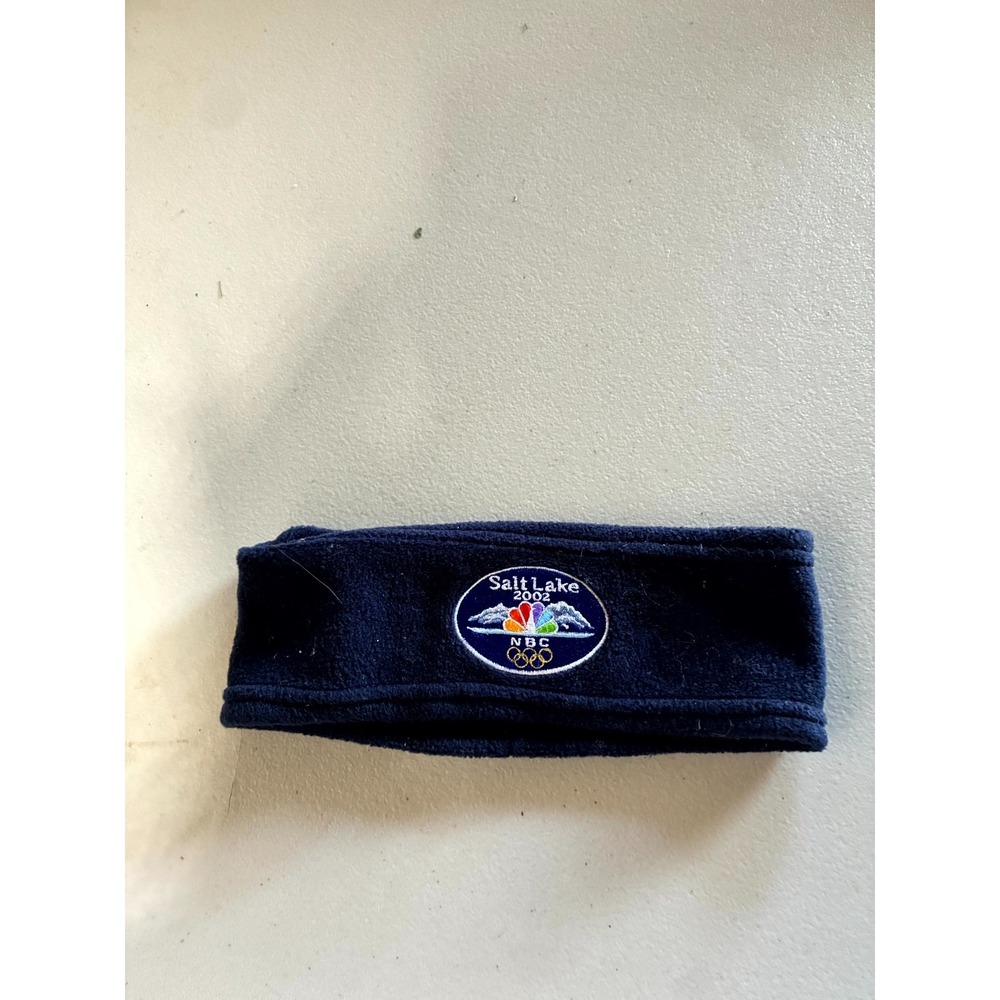 Columbia Salt Lake 2002 Winter Olympics NBC Fleece Headband Blue XU9012 OS